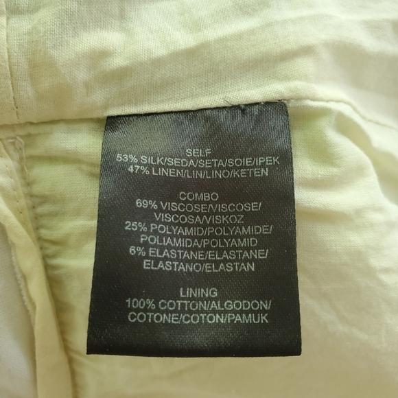 Tibi Neon Green Leaf Peplum Zip Top - Picture 10 of 10